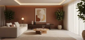 Painted Interior Showcase